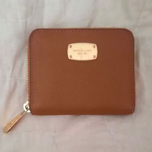 MK small zip around wallet